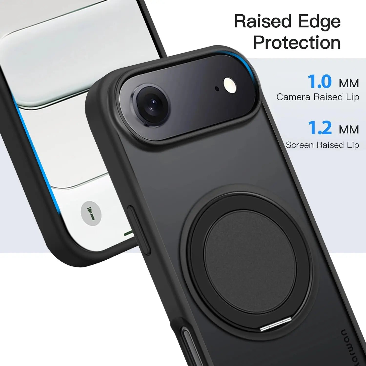 Karwan GhostRing MagSafe Rotating Ring Stand Case For iPhone 17 Air - Karwan