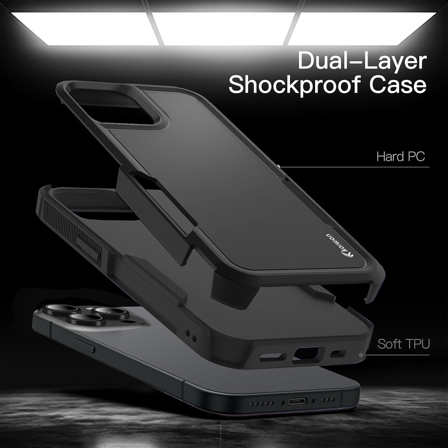 Karwan Immortal Dual Layer For iPhone 17 Rugged Back Case Karwan