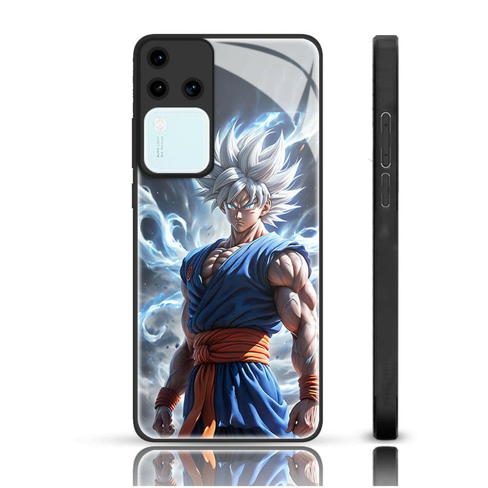 Anime Glass Phone Back Case For Vivo v30