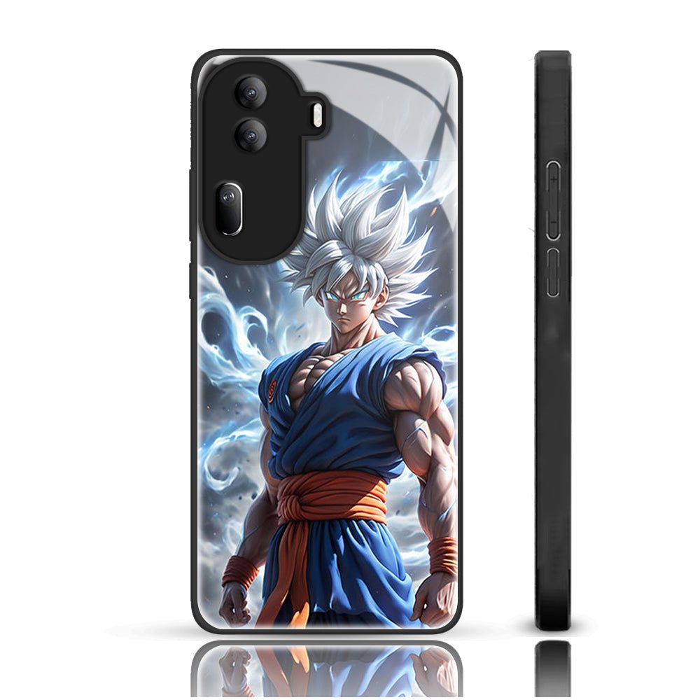 Anime Glass Phone Back Case For Reno 11 Pro