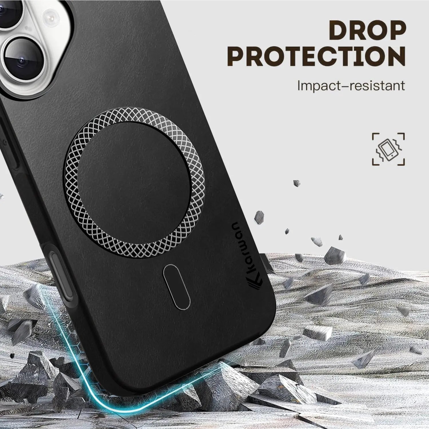 Karwan Signature Leather Mobile Case For iPhone 17 Karwan