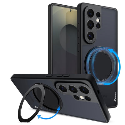 Karwan GhostRing MagSafe Rotating Ring Stand Case For Samsung Galaxy S26 ultra