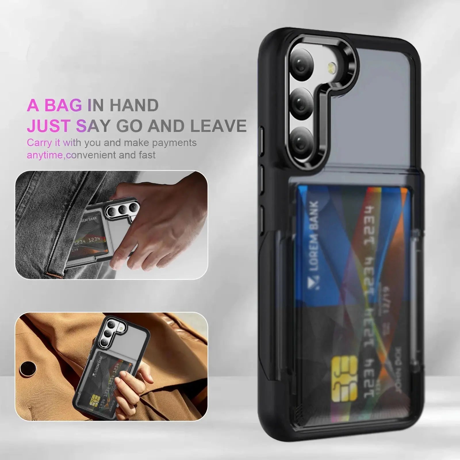 Karwan SnapCard Case For Samsung Galaxy S23 Karwan