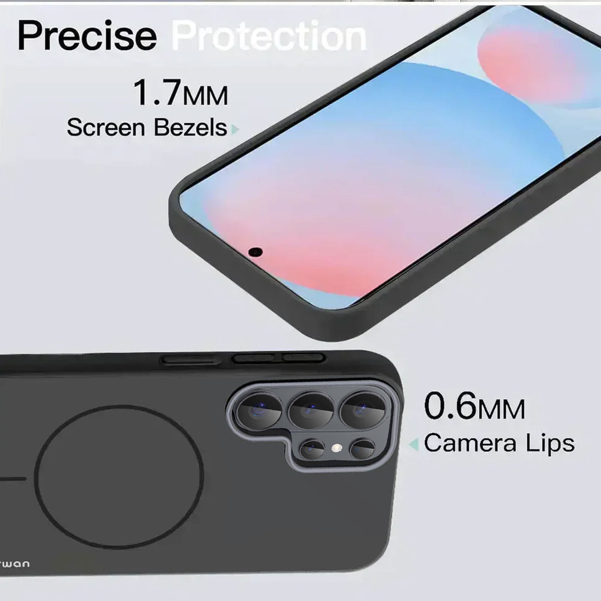 Magnetic wireless charging case for Samsung S26 Ultra