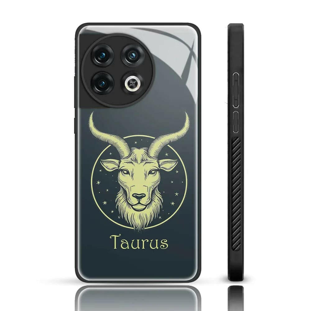 Karwan Zodiac Sign  Glass Phone Back Case For Oneplus 11 Karwan oneplus 11