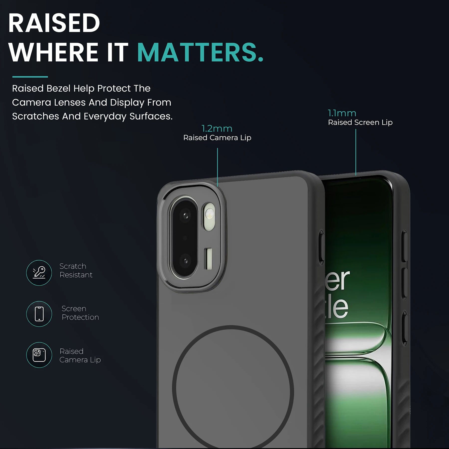 KARWAN D-GRIP MAGEAZE CASE Cover For Compatible With Oneplus 15R