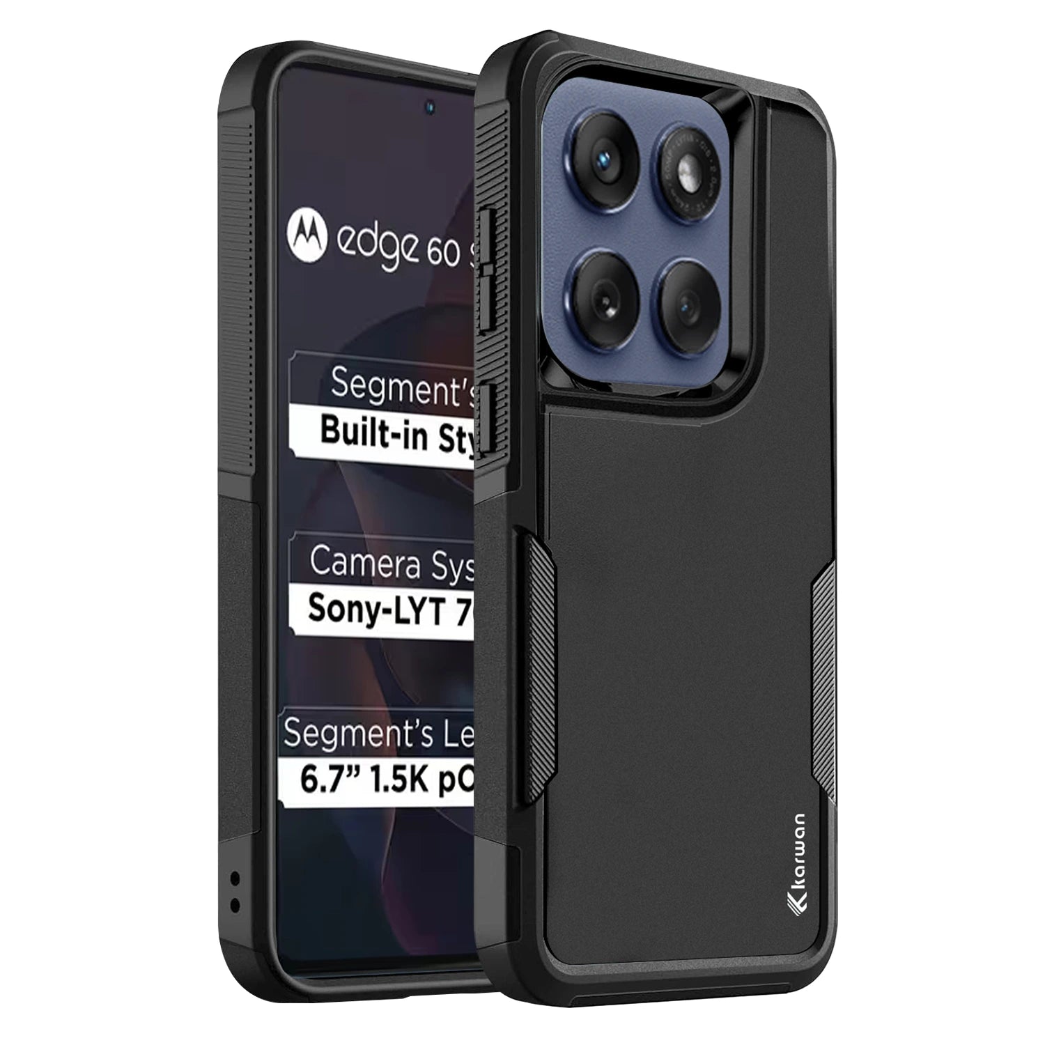 Karwan Immortal Dual Layer Moto Edge 60 Stylus Rugged Back Case