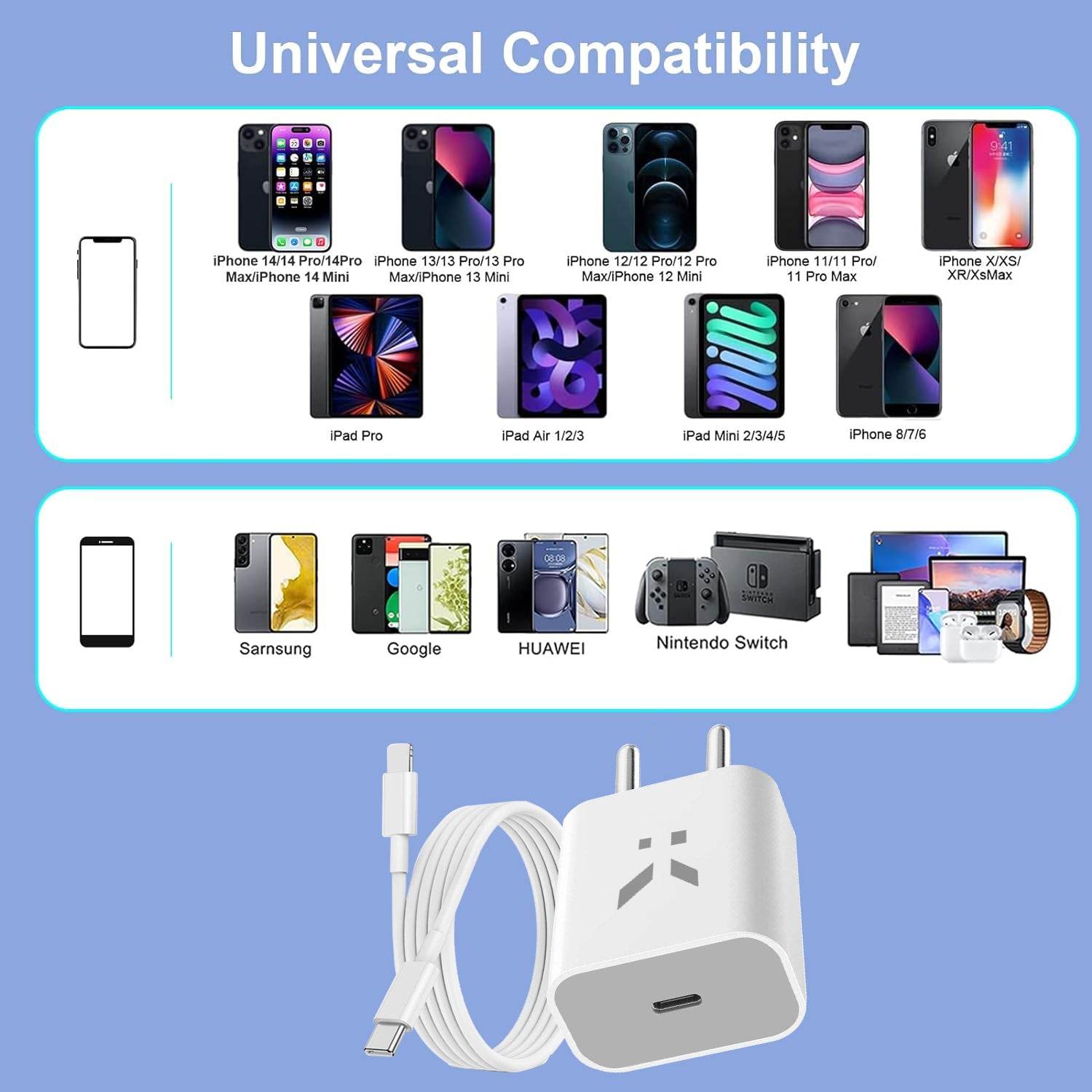 Karwan 20W Type-C Fast Charger with USB-C PD – Compact and Efficient - Karwan