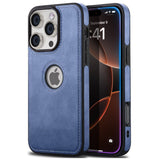 Pu Leather Back Cover for Apple iPhone 16 Pro Max