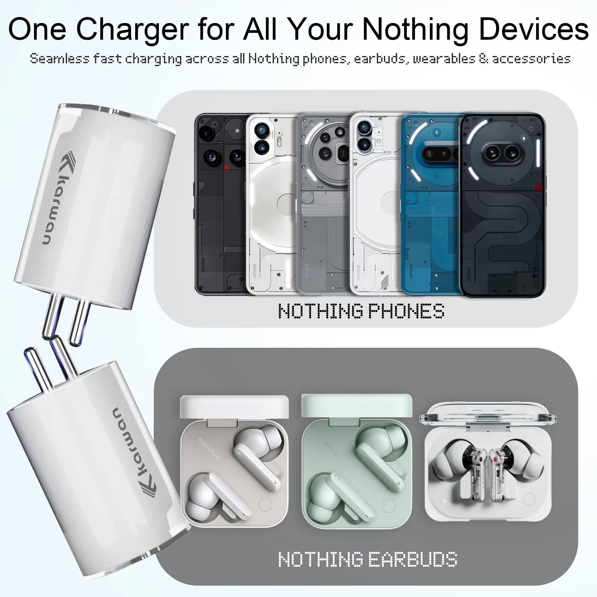 Karwan NothingBoost 45W Fast Charger