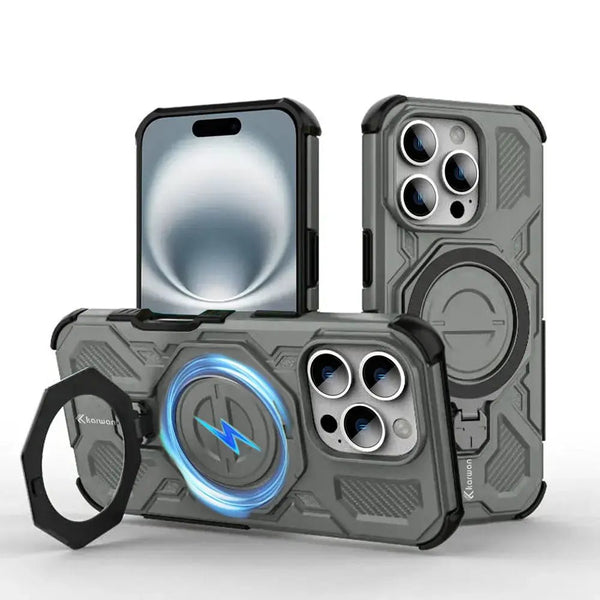 Karwan Vanguard Rugged Kickstand MagSafe Case for iPhone 16 Pro - Karwan