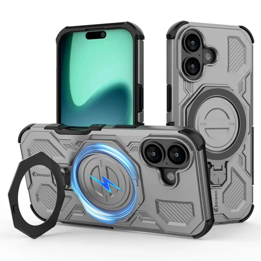 Karwan Vanguard Rugged Kickstand MagSafe Case for iPhone 17 Karwan