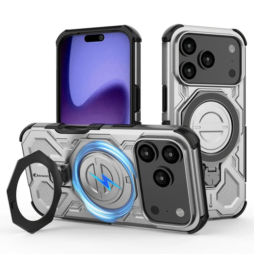 Karwan Vanguard Rugged Kickstand MagSafe Case for iPhone 17 Pro Max Karwan