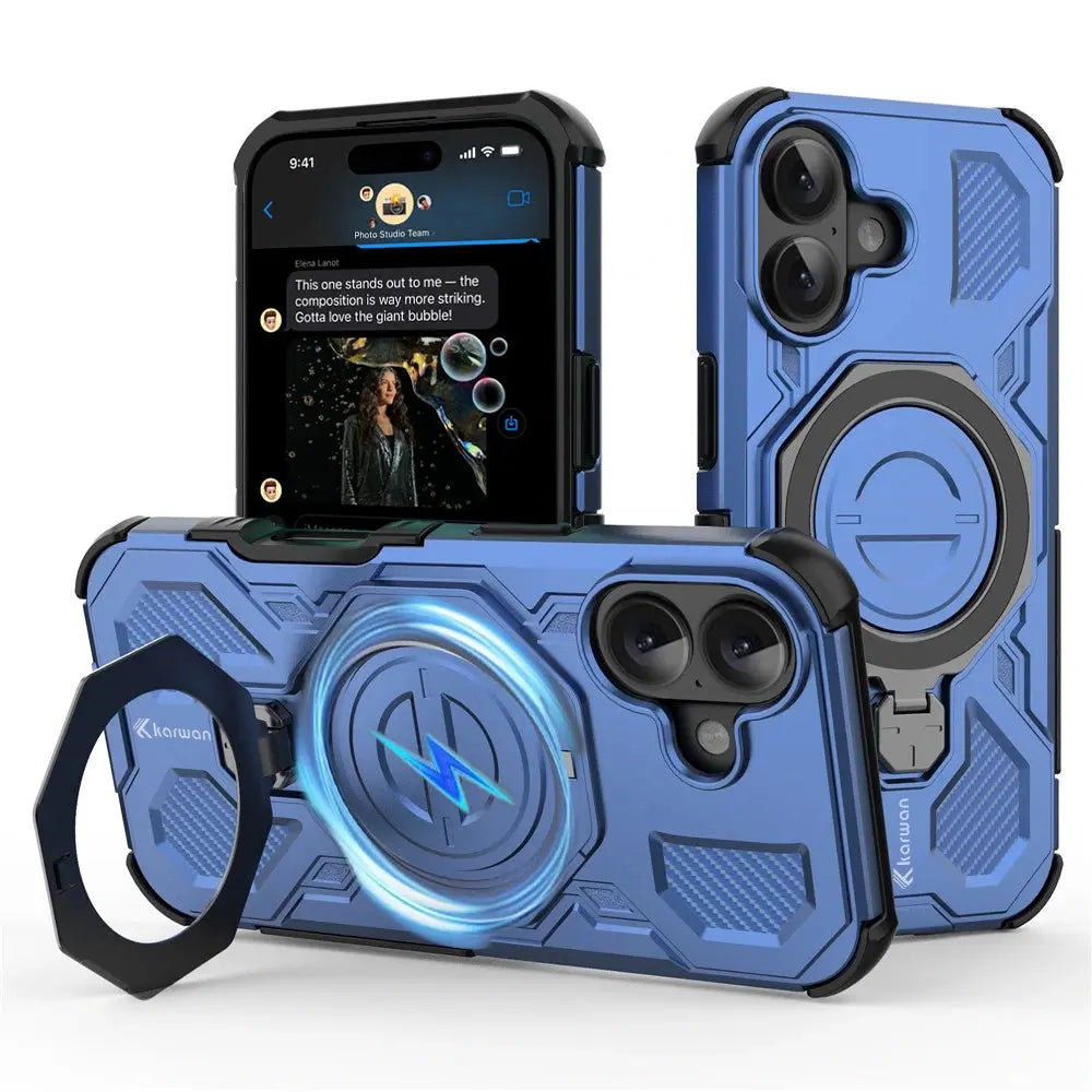 Karwan Vanguard Rugged Kickstand MagSafe Case for iPhone 17 - Karwan