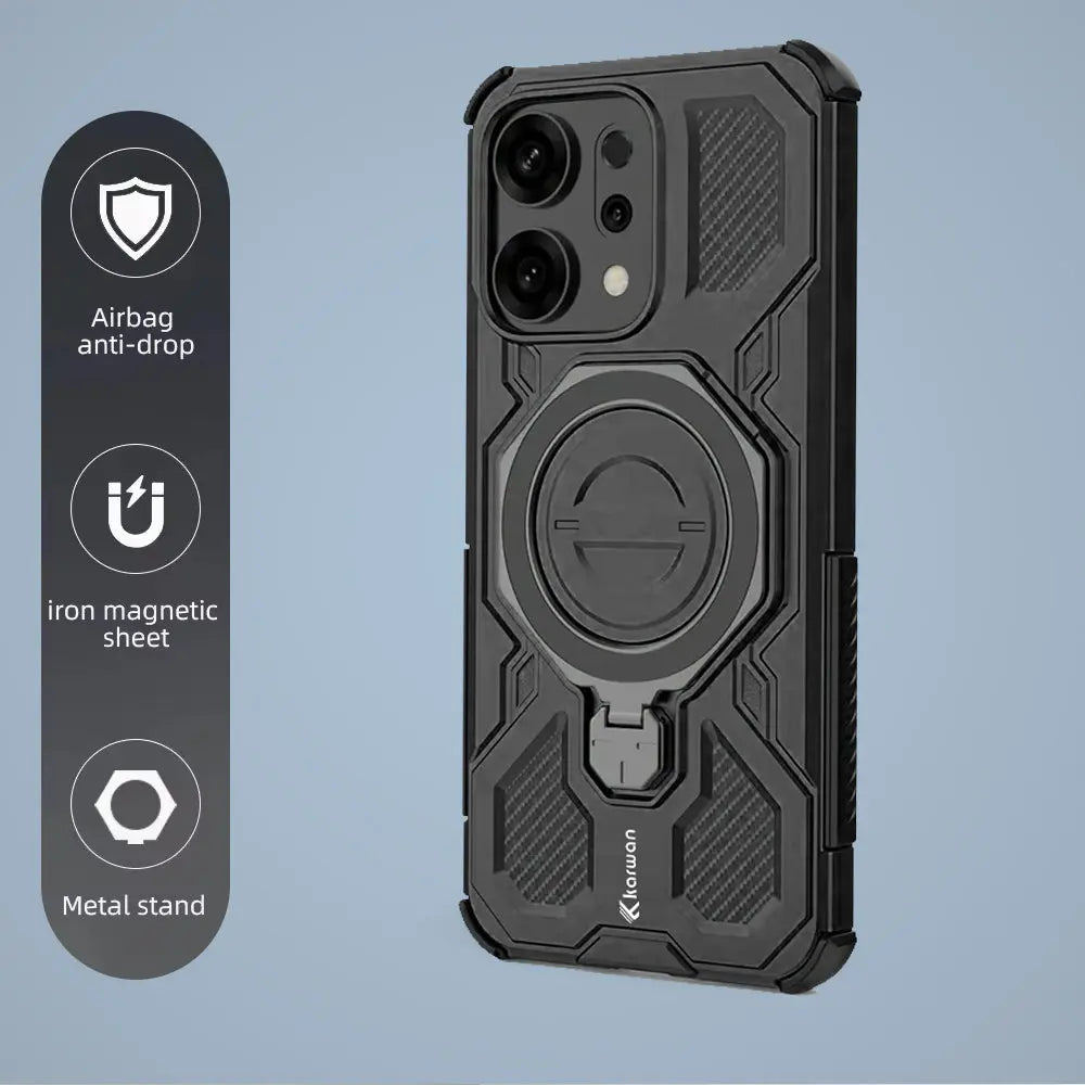 Karwan Vanguard Rugged Kickstand  MagSafe Case for Oppo Reno 14 Pro Karwan
