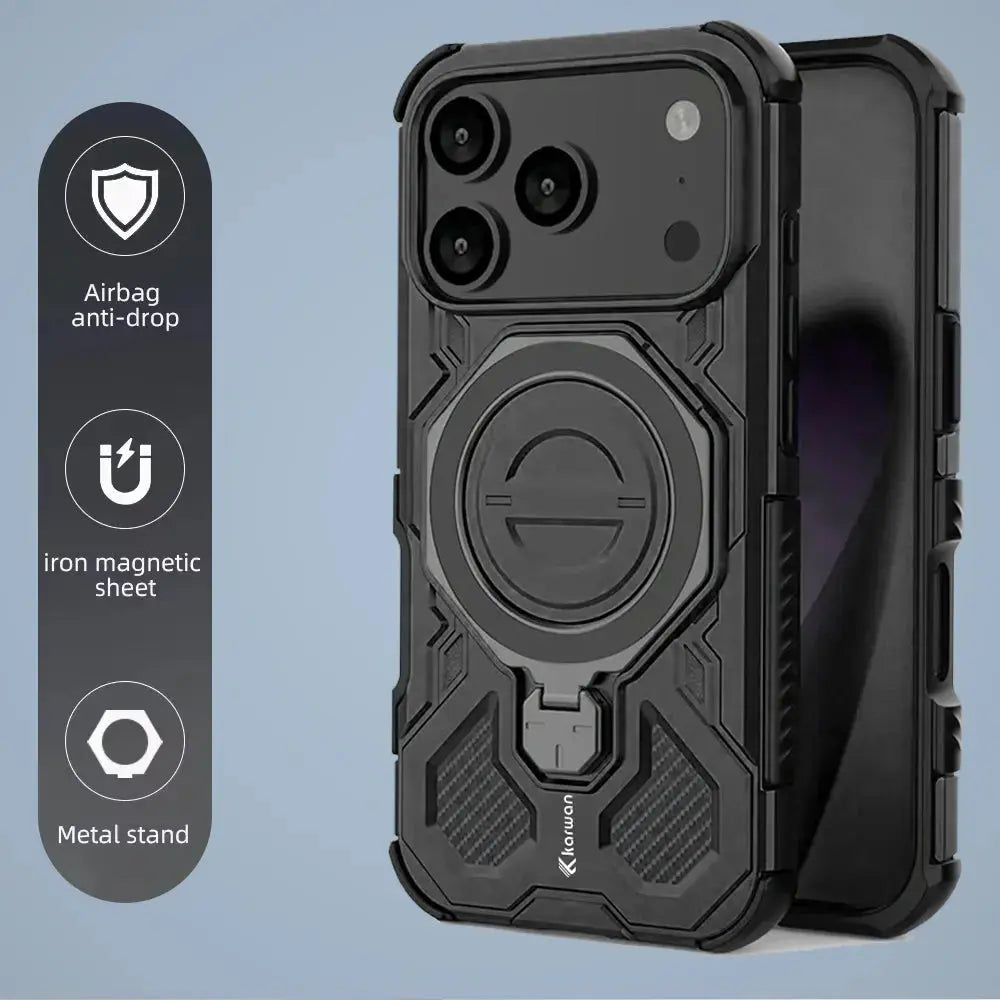 Karwan Vanguard Rugged Kickstand MagSafe Case for iPhone 17 Pro Karwan