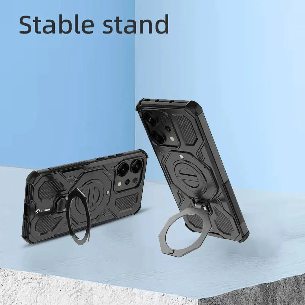Karwan Vanguard Rugged Kickstand  MagSafe Case for Oppo Reno 14 - Karwan