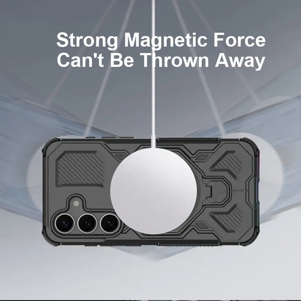 Karwan Vanguard Rugged Kickstand  MagSafe Case for Samsung Galaxy S25 FE Karwan
