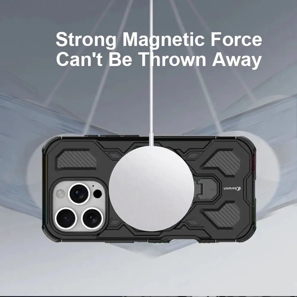 Karwan Vanguard Rugged Kickstand MagSafe Case for iPhone 16 Pro - Karwan