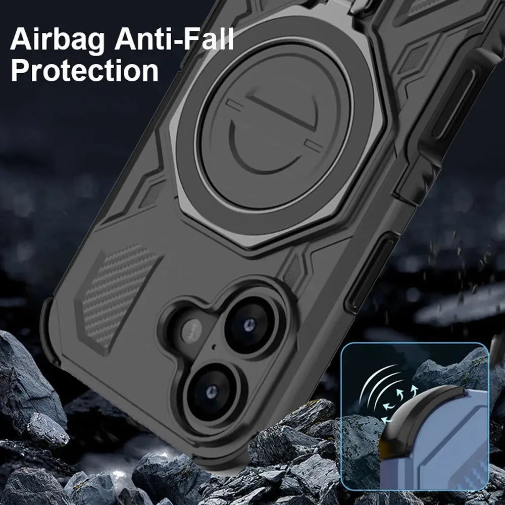 Karwan Vanguard Rugged Kickstand MagSafe Case for iPhone 17 - Karwan