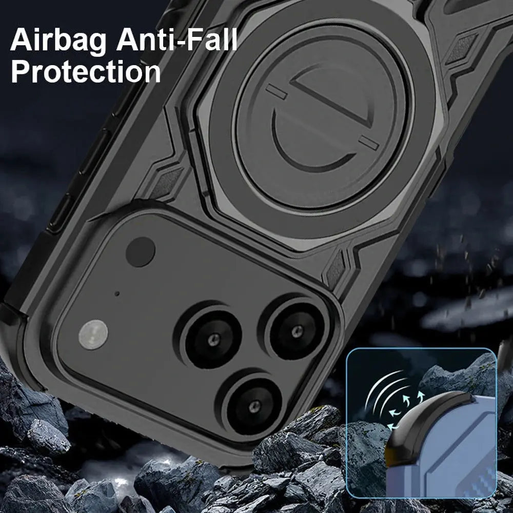 Karwan Vanguard Rugged Kickstand MagSafe Case for iPhone 17 Pro Max - Karwan