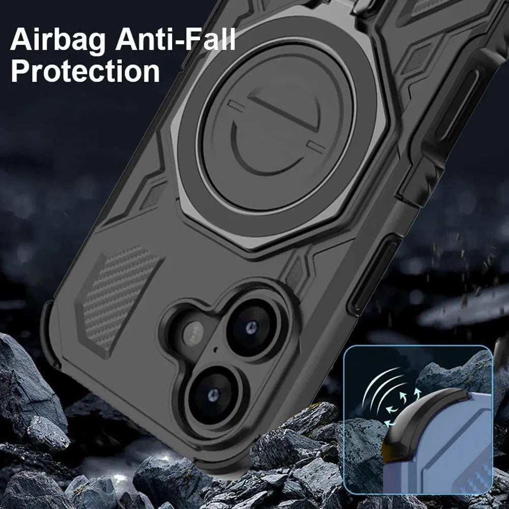 Karwan Vanguard Rugged Kickstand MagSafe Case for iPhone 17 Karwan