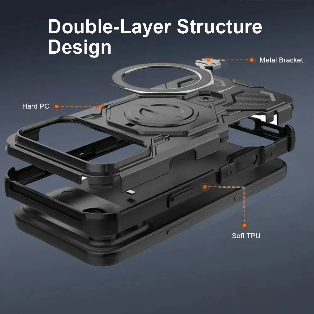 Karwan Vanguard Rugged Kickstand MagSafe Case for iPhone 17 Pro Karwan