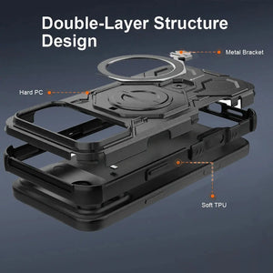 Karwan Vanguard Rugged Kickstand MagSafe Case for iPhone 17 Pro Max - Karwan