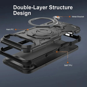 Karwan Vanguard Rugged Kickstand MagSafe Case for iPhone 17 Air - Karwan