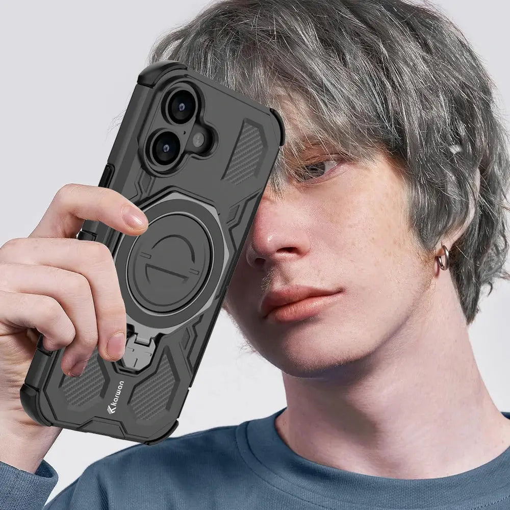 Karwan Vanguard Rugged Kickstand MagSafe Case for iPhone 17 - Karwan