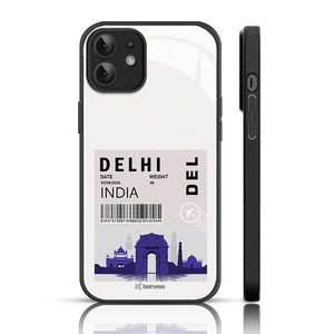 City Name Glass Phone Back Case For iPhone 11