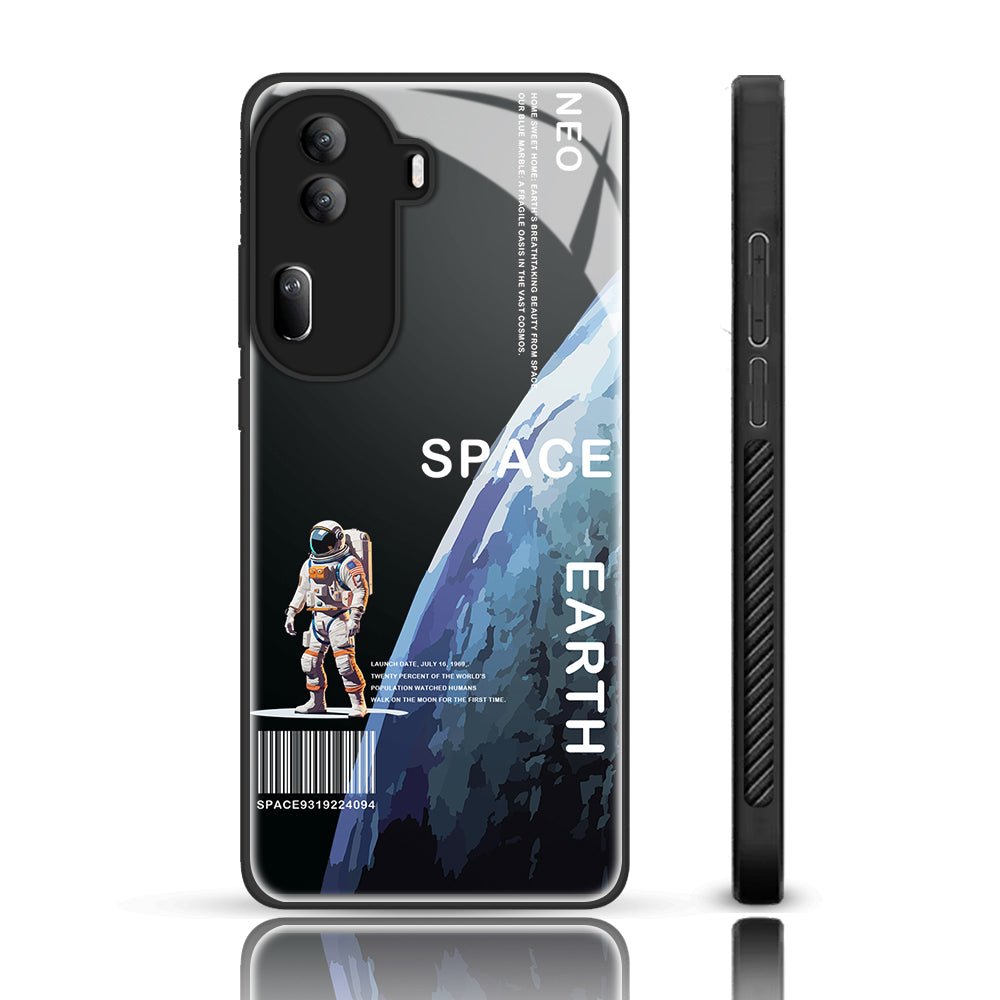 Space Series Glass Phone Back Case For Reno 11 Pro