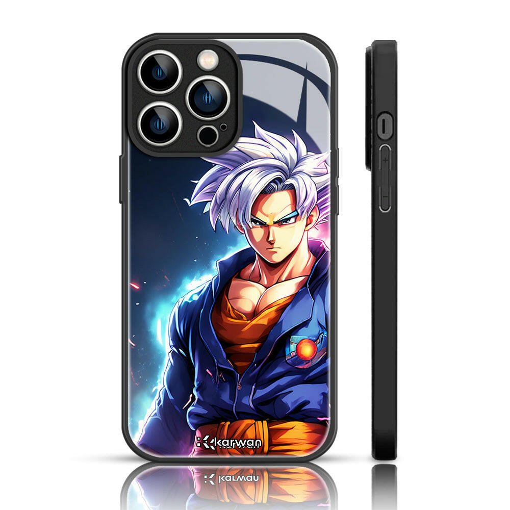 Anime Glass Phone Back Case For iphone 11 pro