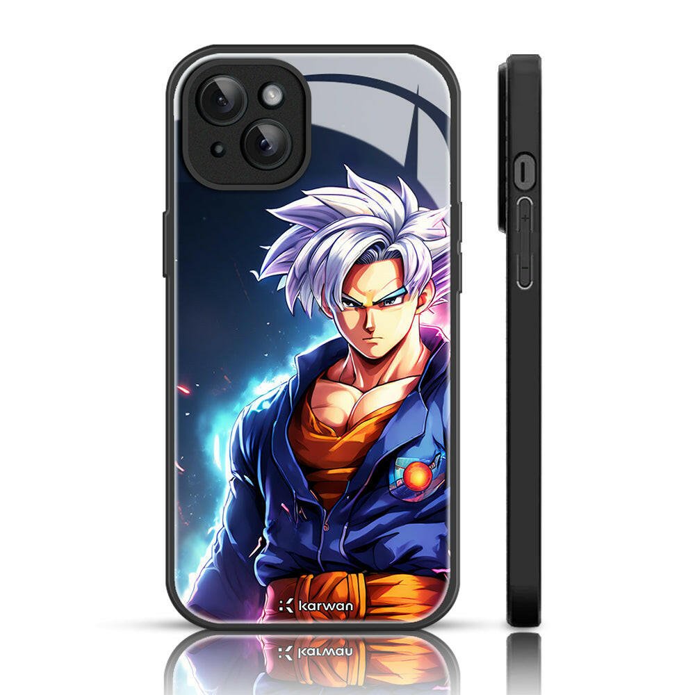 Anime Glass Phone Back Case For iPhone 13