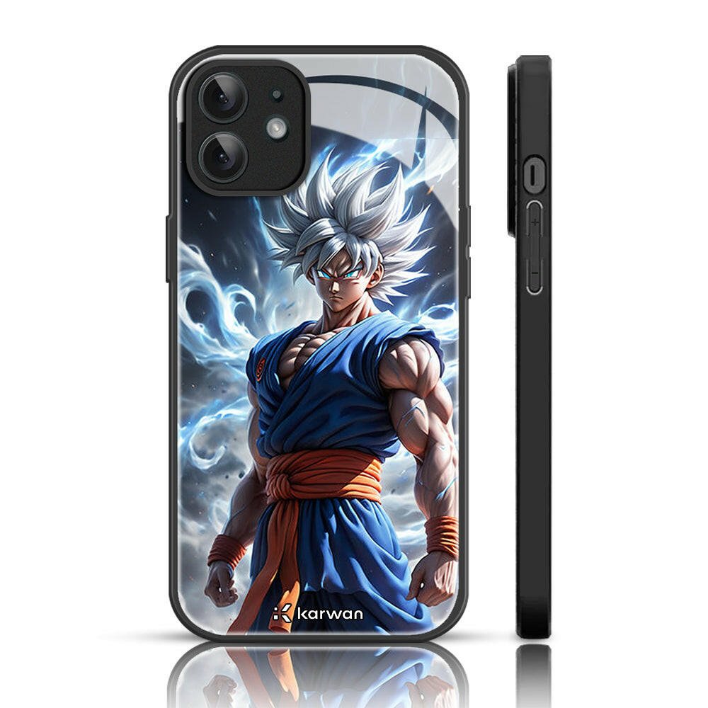 Anime Glass Phone Back Case For iPhone 12