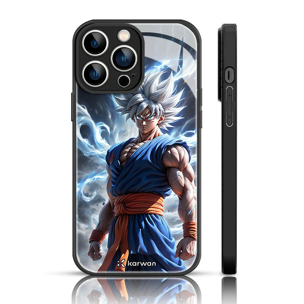 Anime Glass Phone Back Case For iphone 11 pro