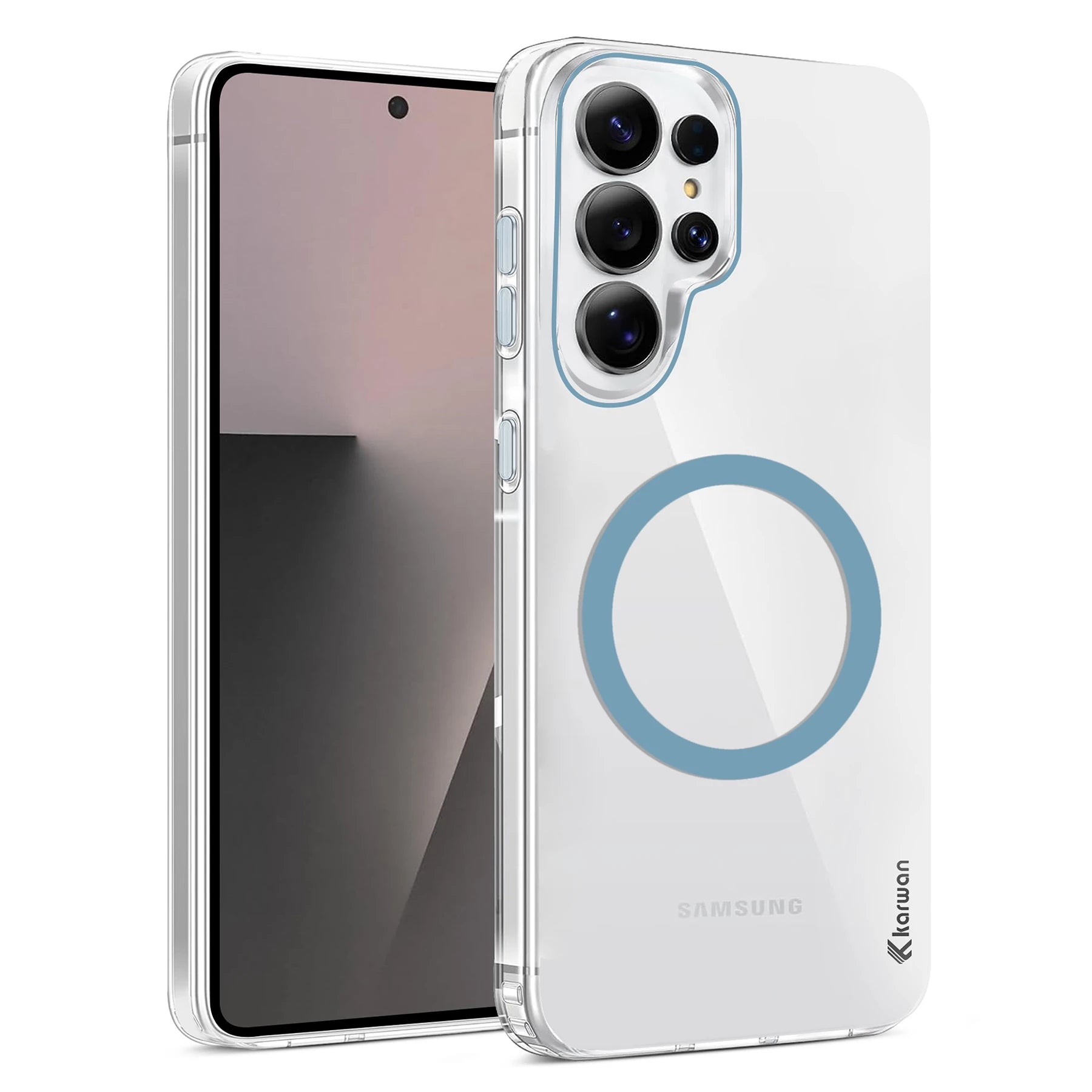 Karwan Magnetic Clear Case for Samsung Galaxy S25 Ultra – Anti-Yellowing MagSafe Cover