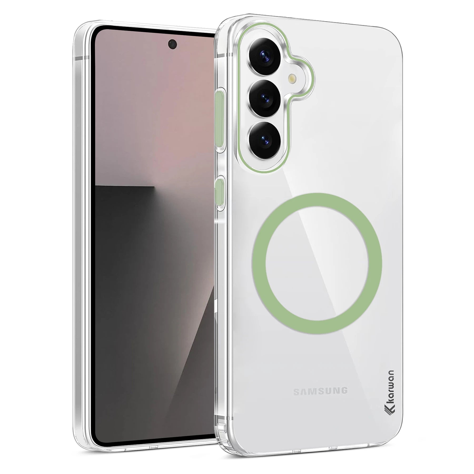 Karwan Magnetic Clear Case for Samsung Galaxy S24 Plus – Anti-Yellowing MagSafe Cover