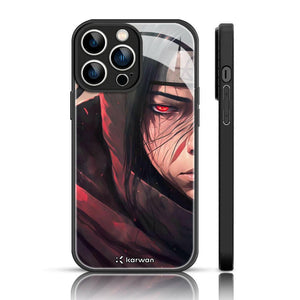 Anime Glass Phone Back Case For iphone 11 pro