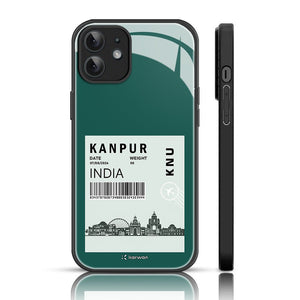 City Name Glass Phone Back Case For iPhone 11