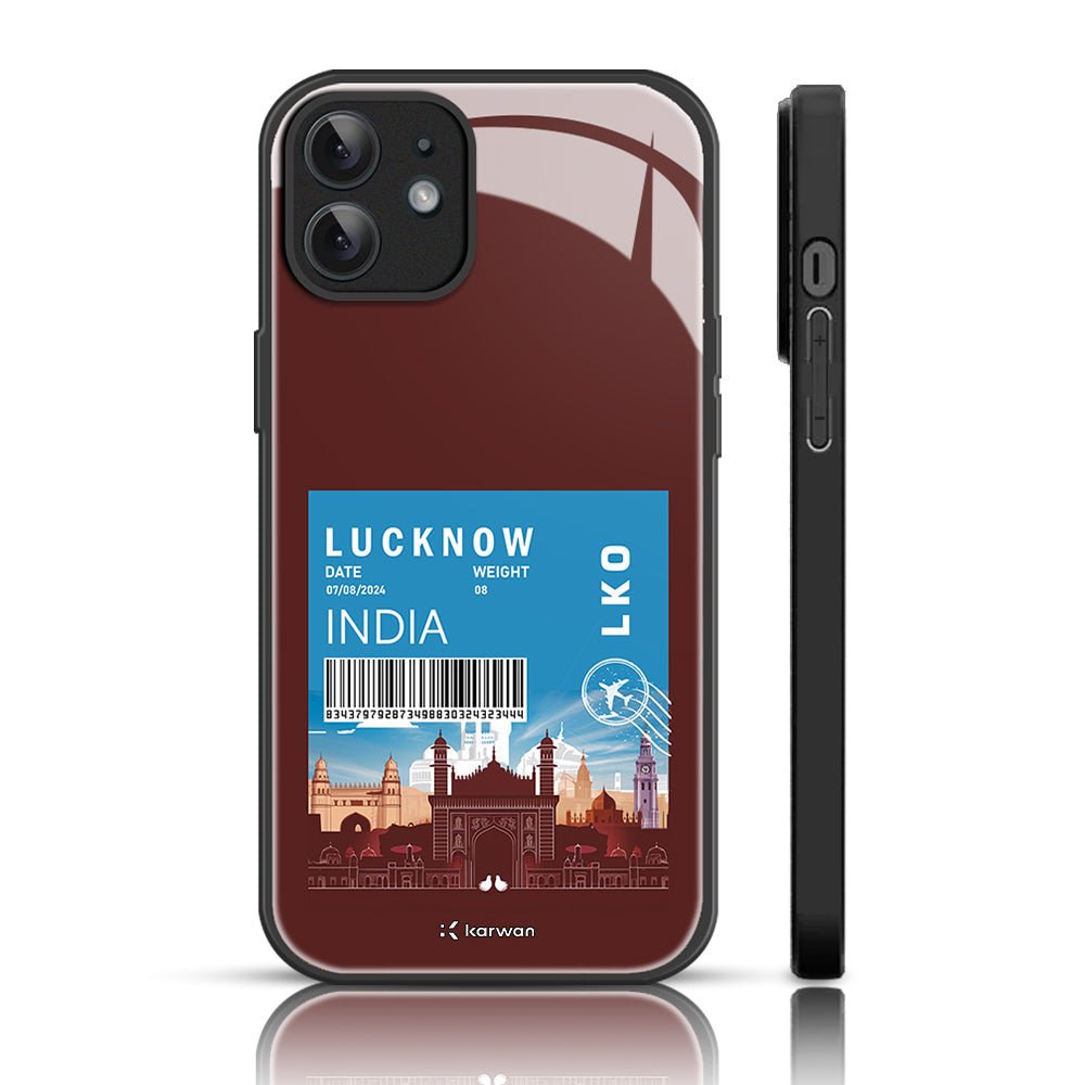 City Name Glass Phone Back Case For iPhone 11