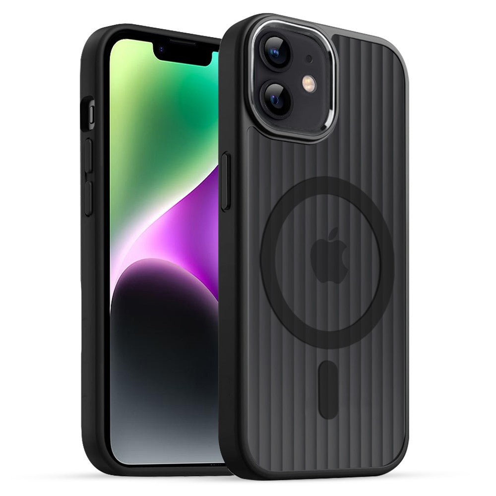 Magnetic Back Cover with Metal MagSafe Ring For iPhone 11 – Sleek, Anti-Fingerprint, and Durable Protection