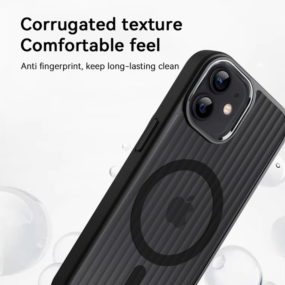 Magnetic Back Cover with Metal MagSafe Ring For iPhone 11 – Sleek, Anti-Fingerprint, and Durable Protection