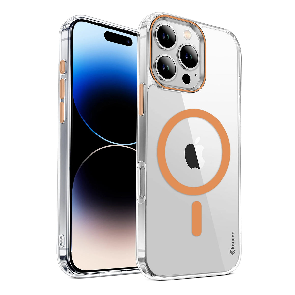 Karwan Magnetic Clear Case for iPhone 14 Pro – Anti-Yellowing MagSafe Cover