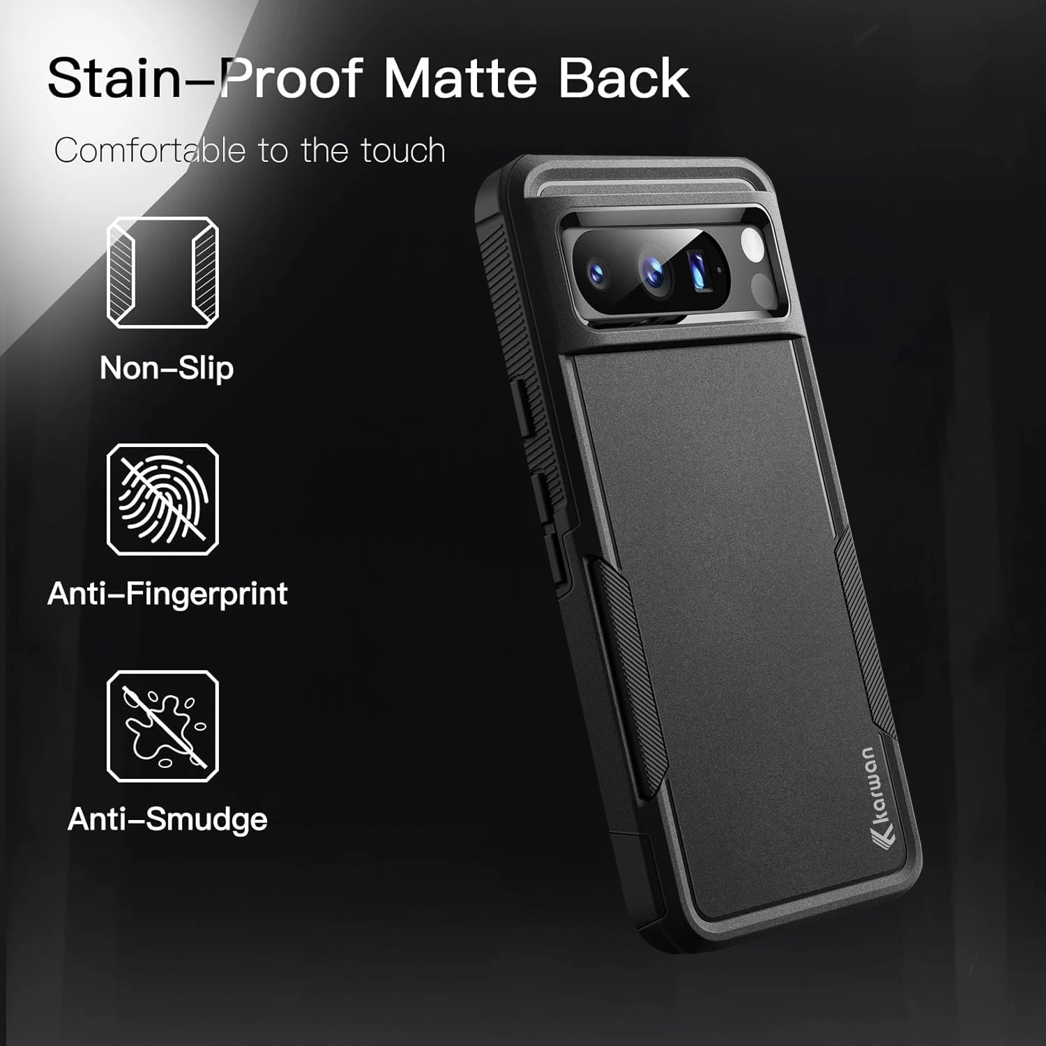Karwan Immortal Dual Layer Google Pixel 8 Pro Rugged Back Case - Karwan