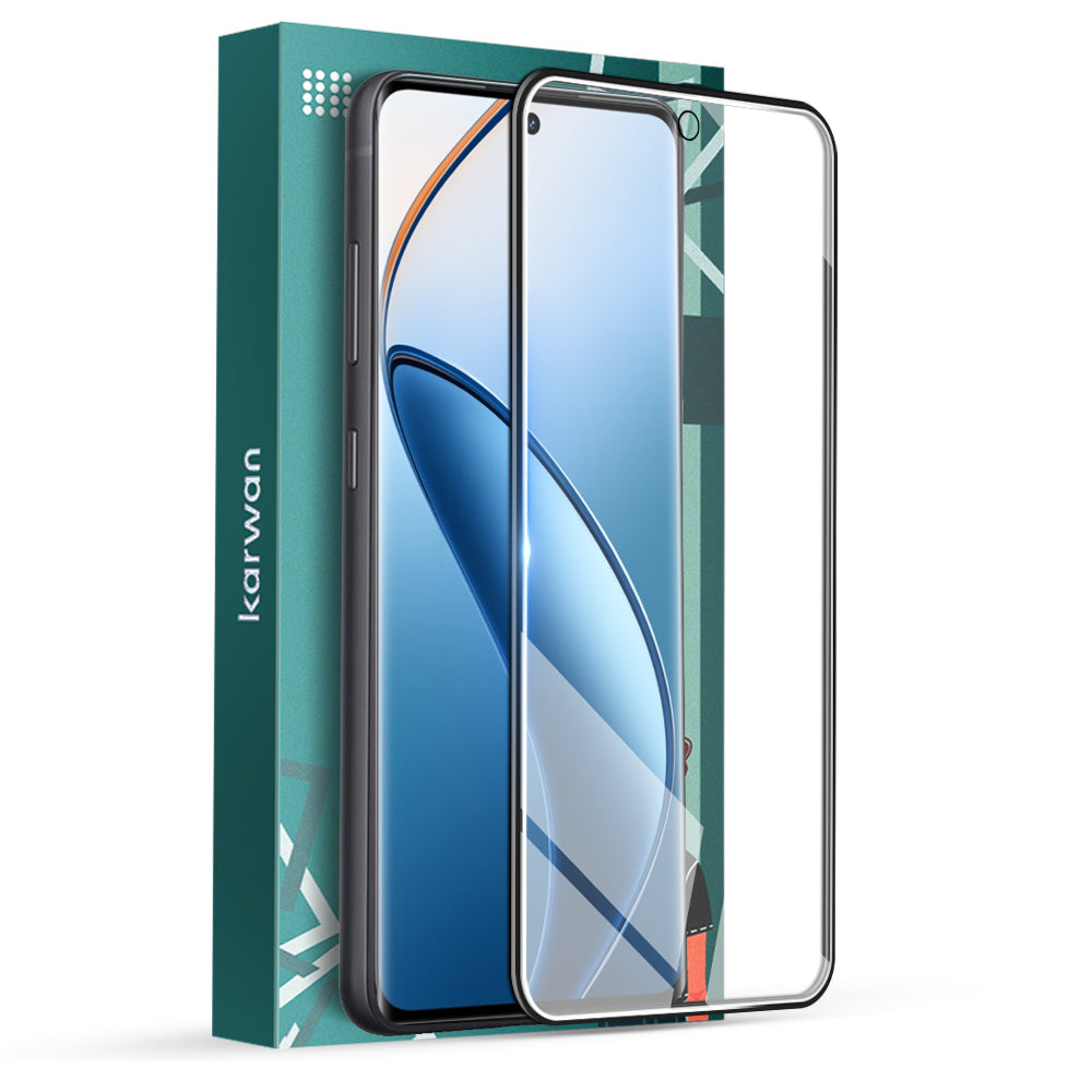 Tempered Glass Screen Protector For Realme 12X  9H Hardness, Scratch Resistant, Military Grade Protection, Case Friendly