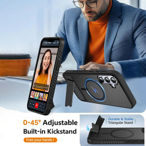 Karwan ShieldX MagSafe Kickstand Case for Samsung Galaxy S25 FE Karwan