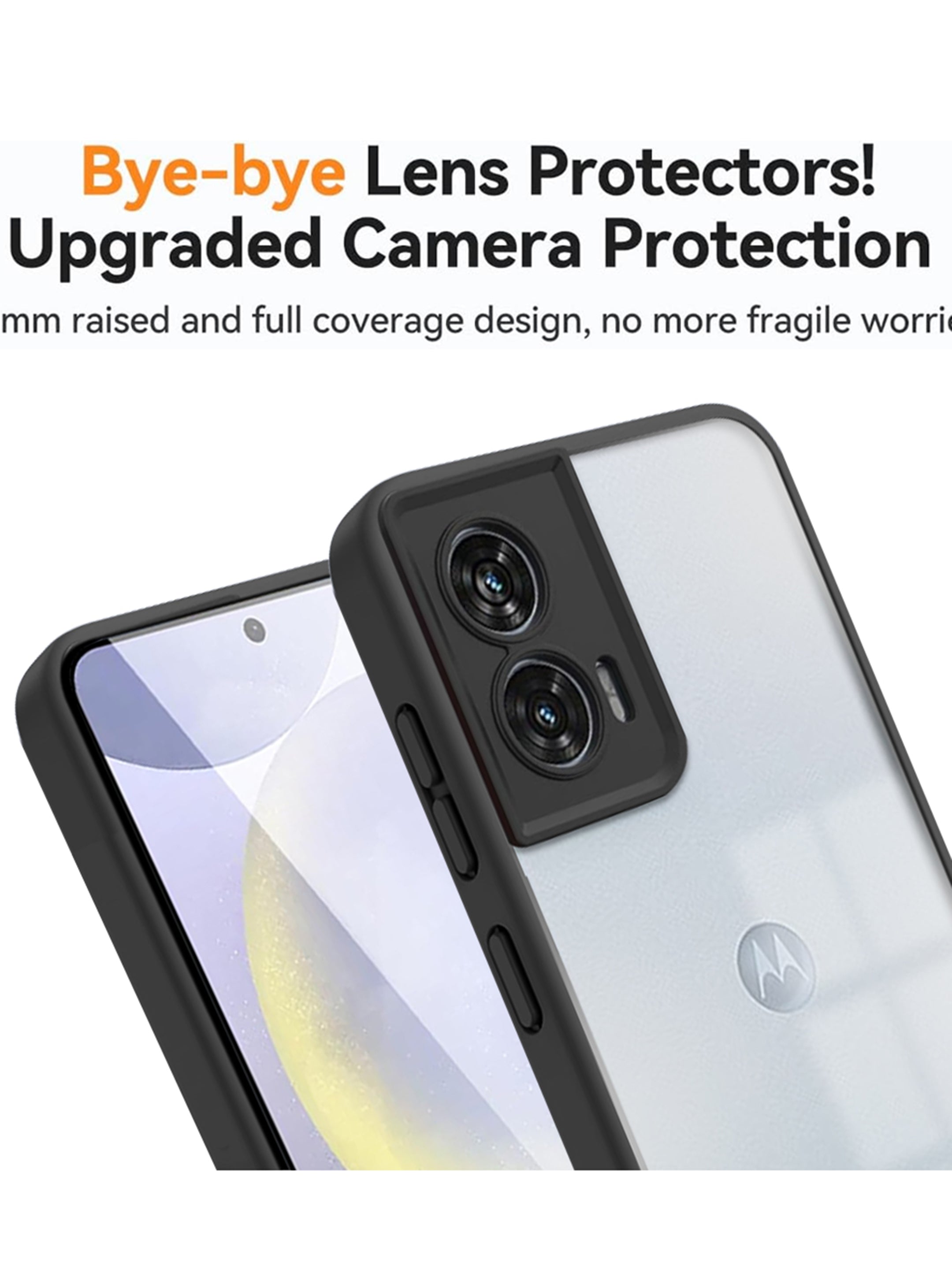 UltraShield: 360° Drop-Proof For Moto G85 G85 Case with Enhanced Camera Protection