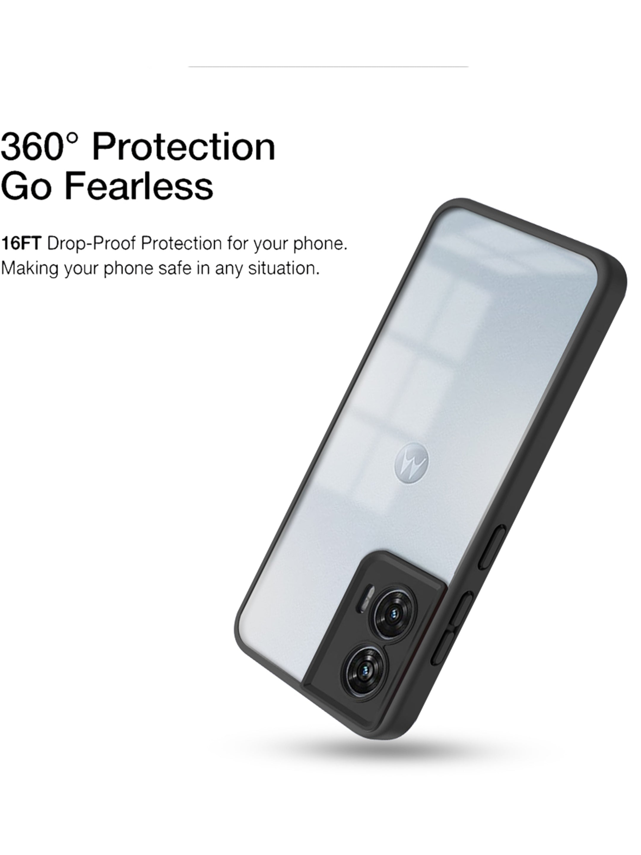 UltraShield: 360° Drop-Proof For Moto G85 G85 Case with Enhanced Camera Protection