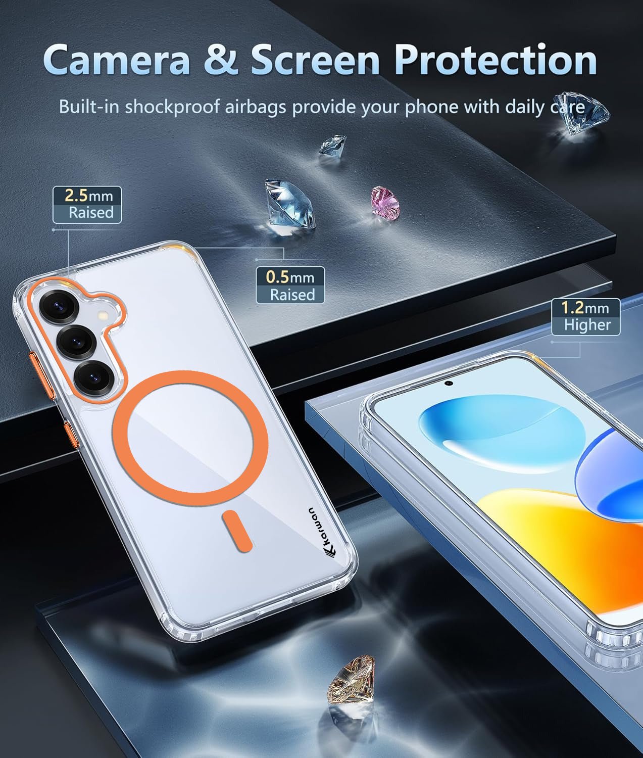 Karwan Magnetic Clear Case for Samsung s24 Plus - Karwan